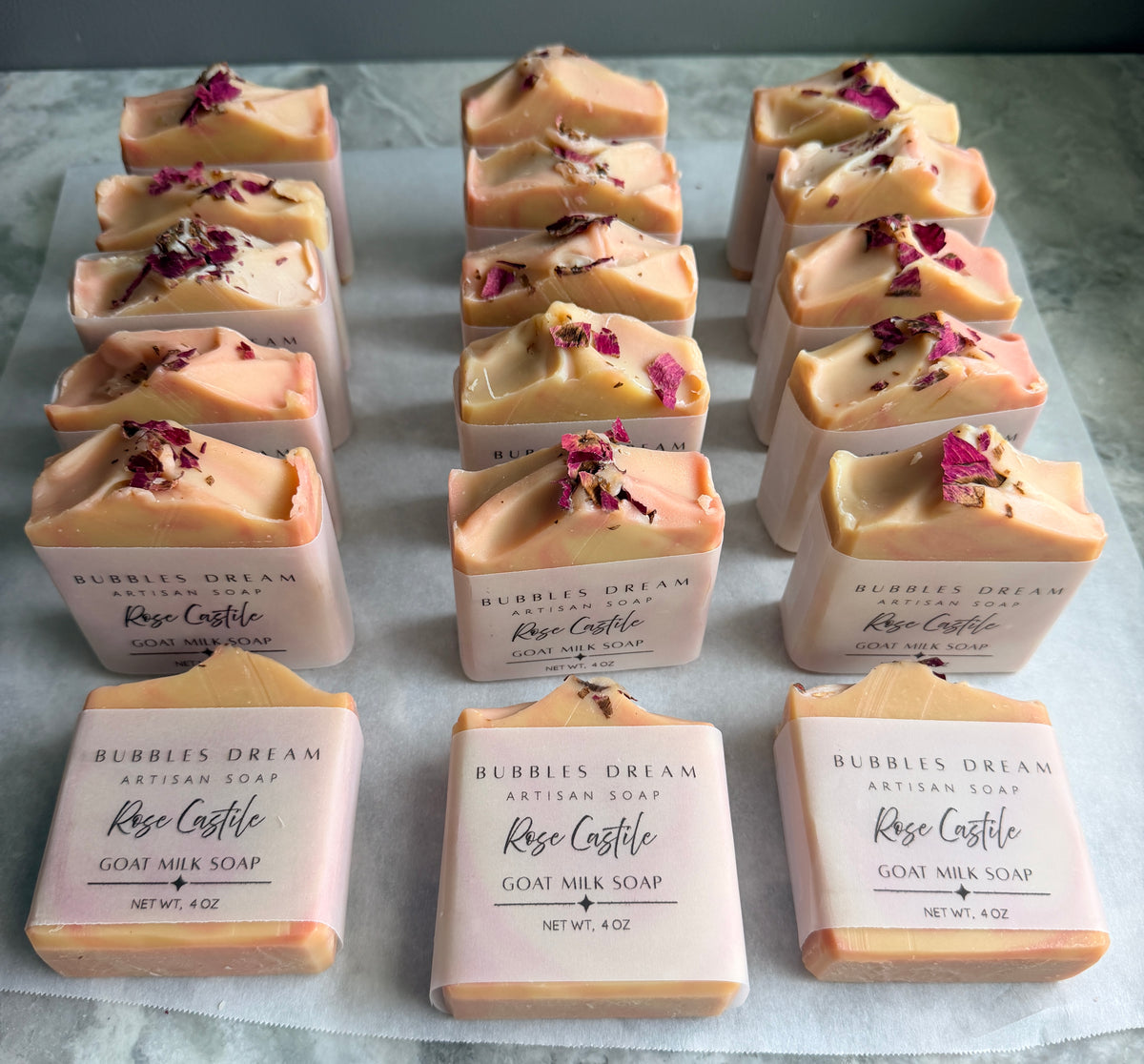 Rose Castile Goat Milk Soap